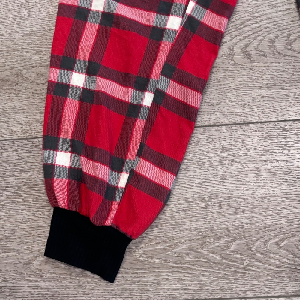 Dixxon Flannel Co Pajama Pants Mens Medium Red Plaid Jogger Lounge Sleepwear - Picture 3 of 8